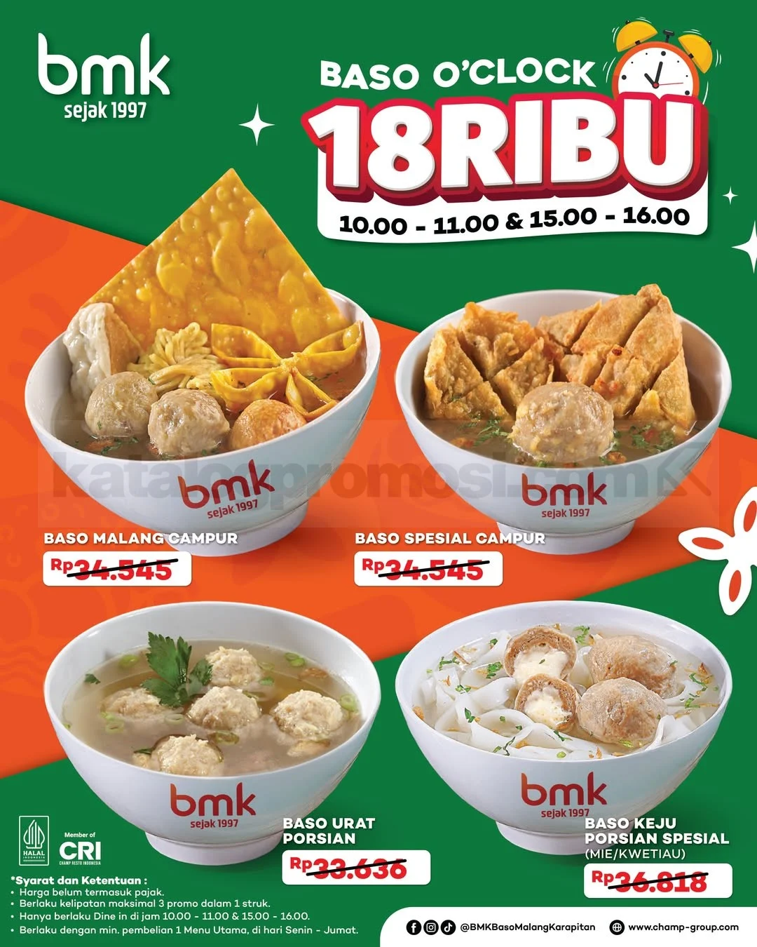 BMK Tawarkan Baso Hemat Mulai Rp18 Ribu Lewat Promo Khusus