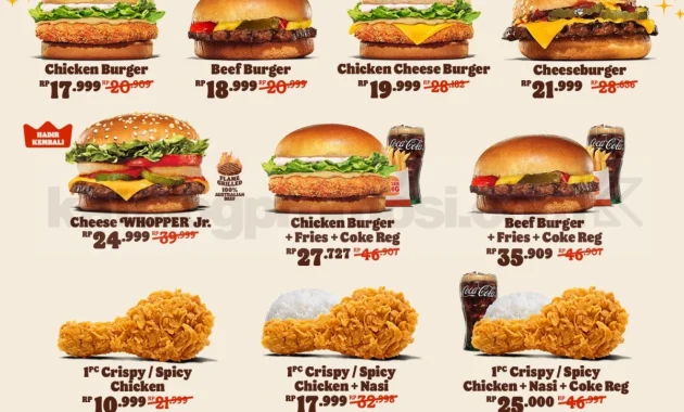 burger king tawarkan promo king of the month mulai rp5 000