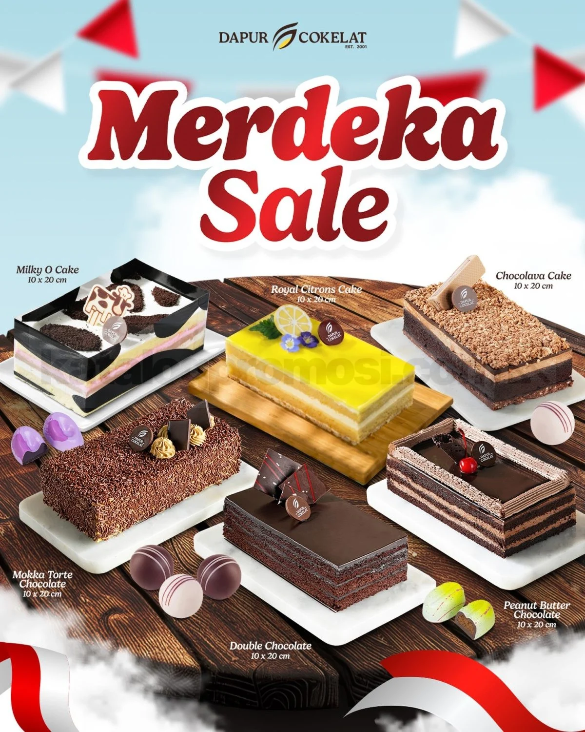 Dapur Cokelat Gelar Promo Merdeka, Kue Mulai Rp 107 Ribu