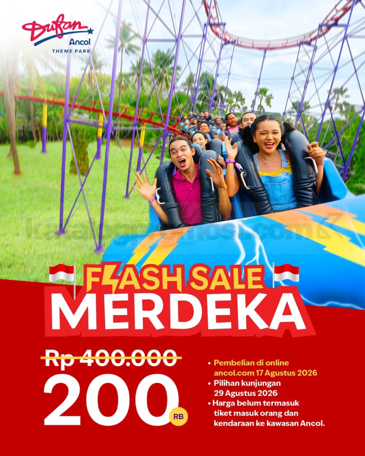Dufan Flash Sale: Tiket Rp200 Ribu di Hari Kemerdekaan!