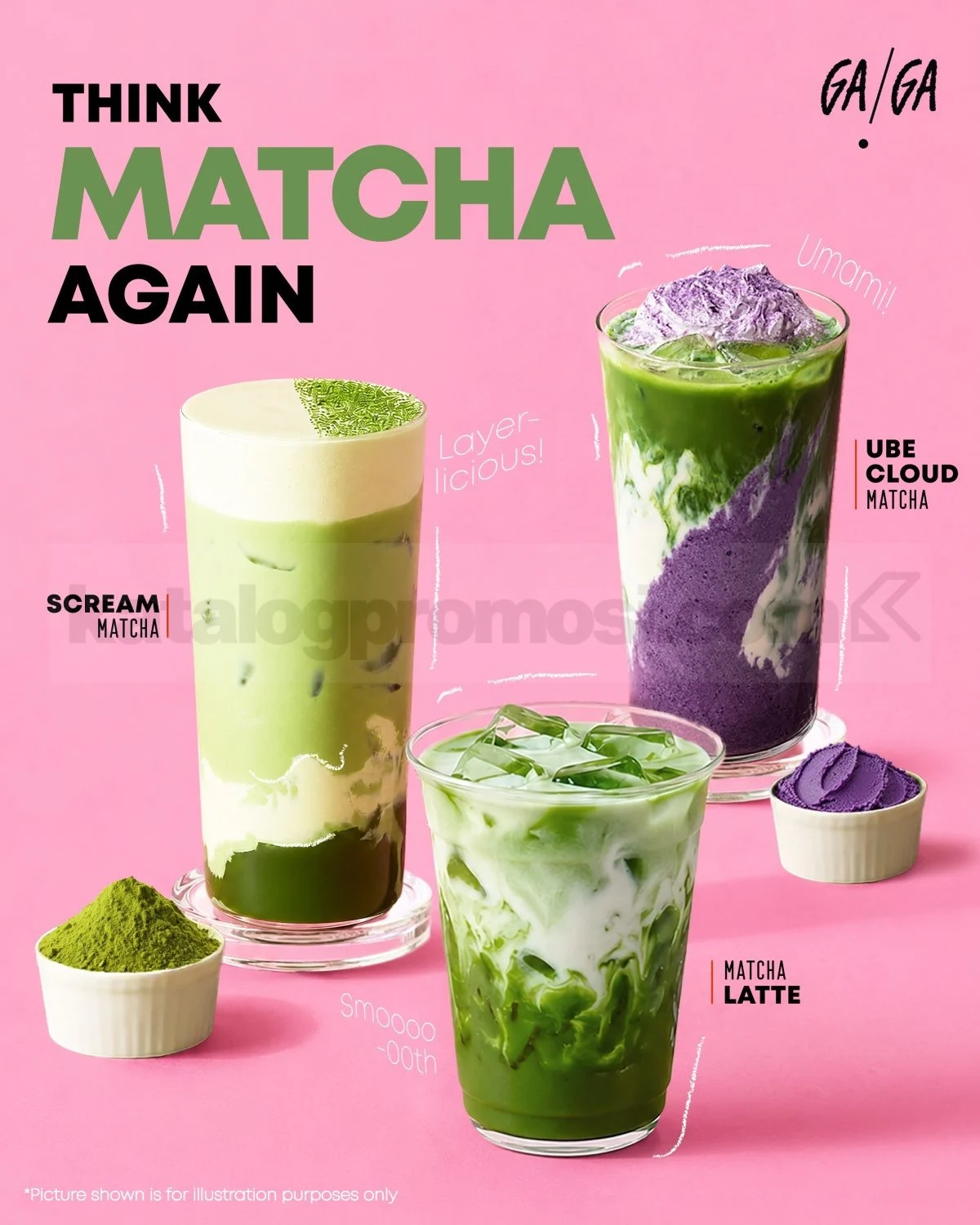 GAGA Luncurkan Empat Varian Matcha Baru 24 Juli 2026