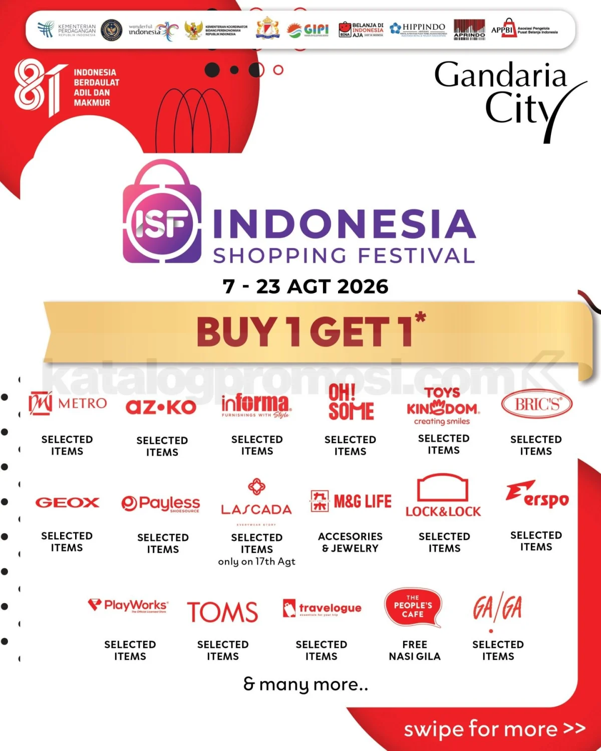 Gandaria City Hadirkan Indonesia Shopping Festival: Diskon Besar & Hadiah Menarik!
