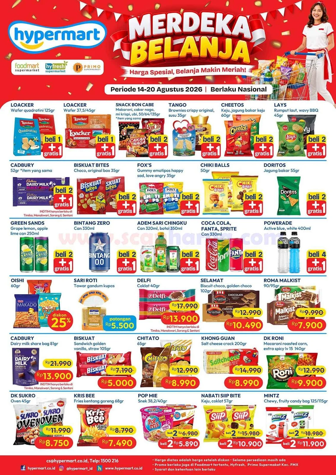 Hypermart Gelar Promo JSM 14-20 Agustus 2026, Diskon Gede!
