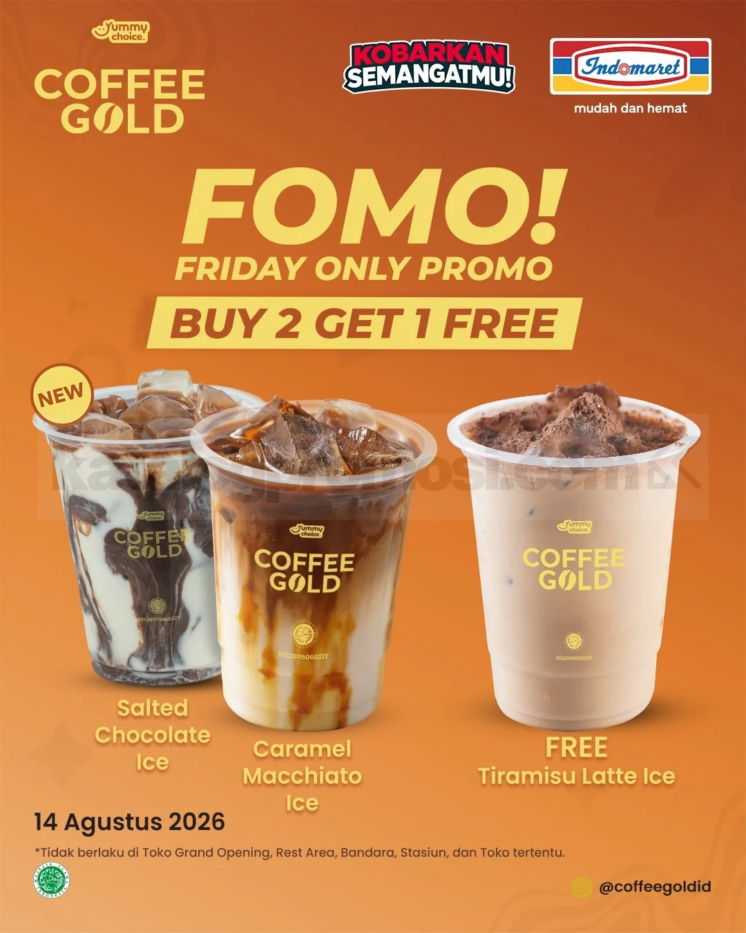 Indomaret Coffee Gold: Beli 2 Gratis 1 Spesial 14 Agustus!