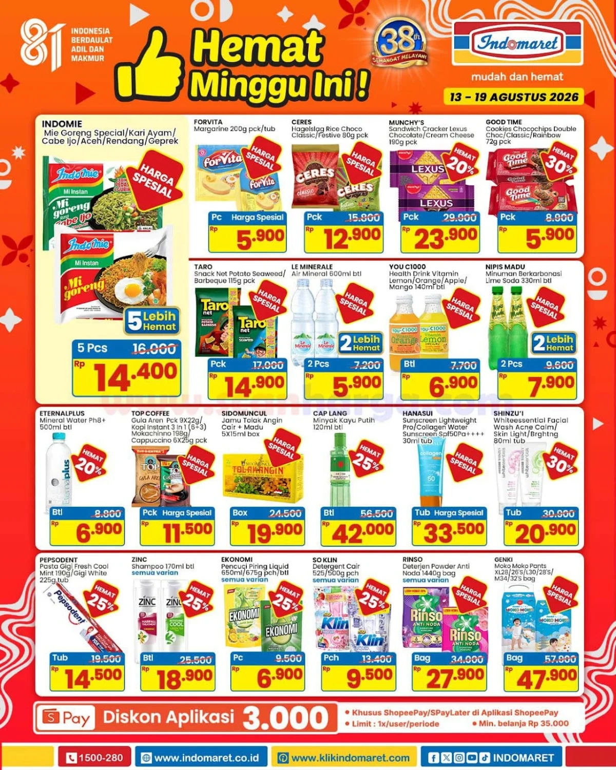 Indomaret Tawarkan Promo JSM Heboh 13-19 Agustus 2026