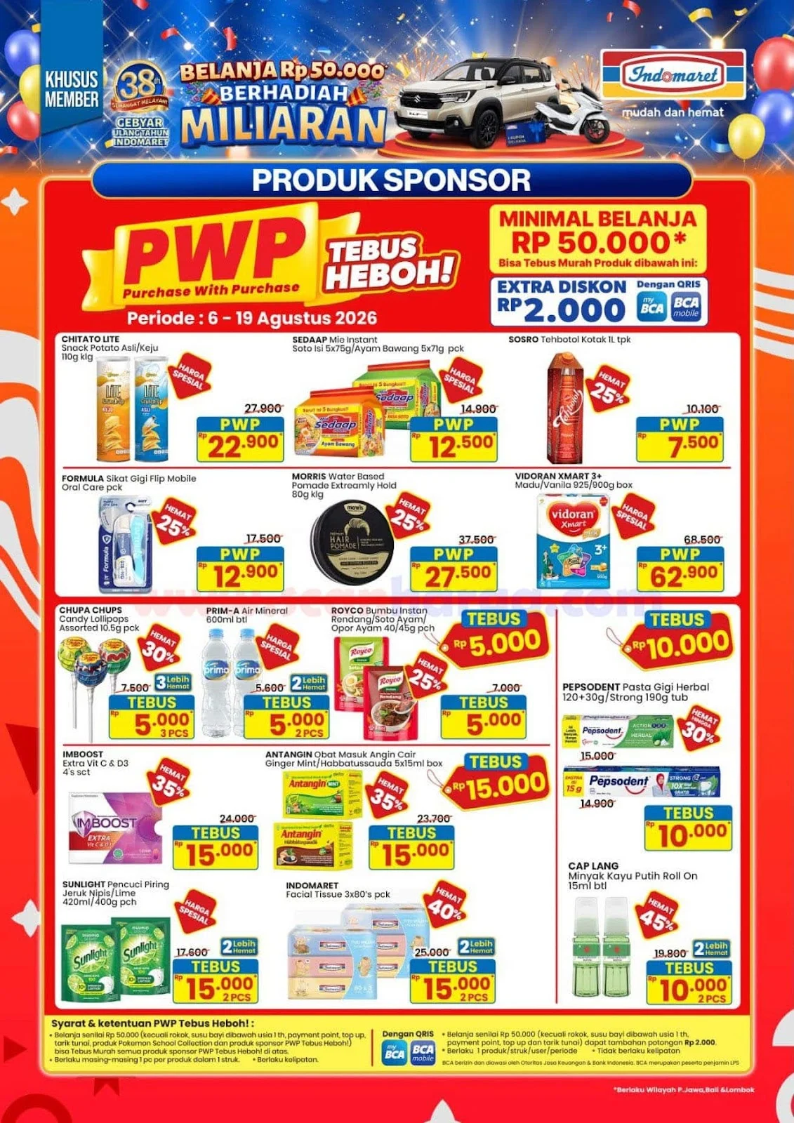 Indomaret Tebus Murah: Borong Produk Pilihan 6-19 Agustus!