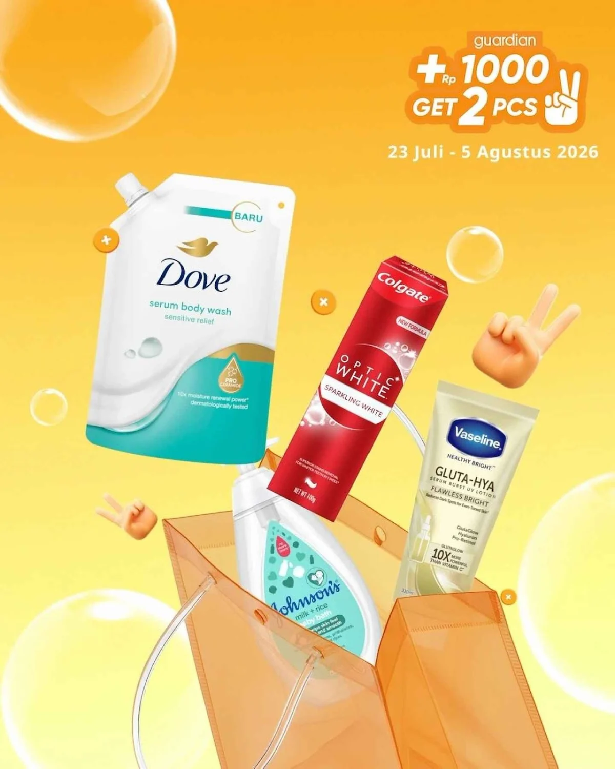 Katalog Guardian: Promo Hemat Kesehatan & Kecantikan 30 Juli-5 Agustus 2026