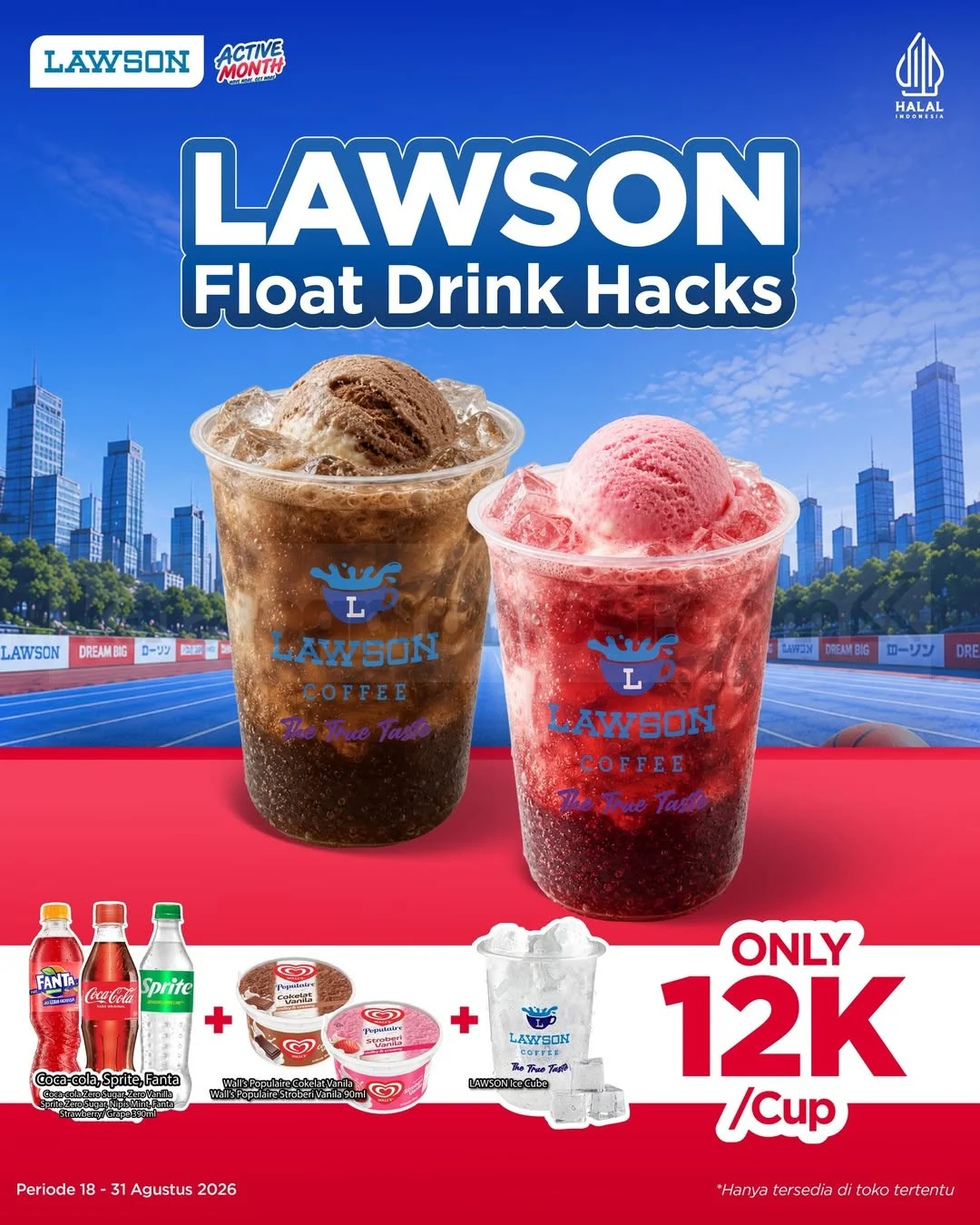 Lawson Tawarkan Float Drink Kreasi Sendiri Mulai Rp12.000