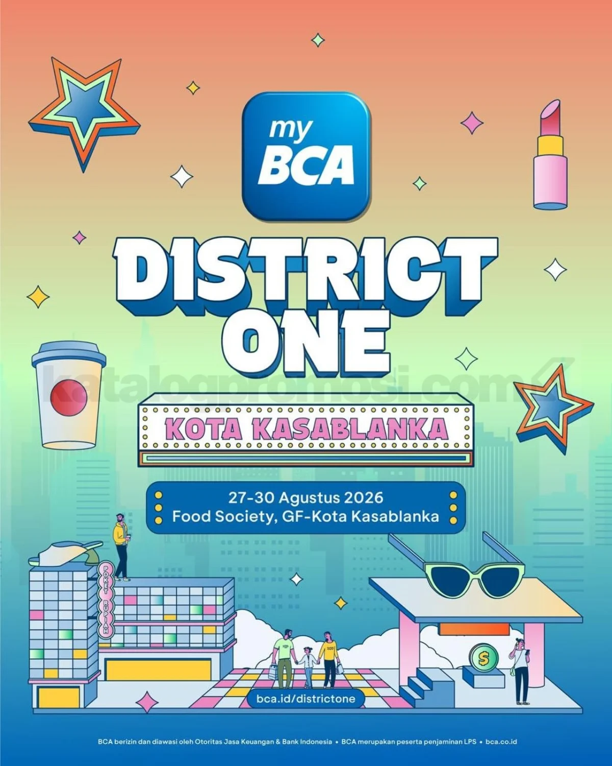 myBCA District One: Promo F&B Rp.1 & Lelang Mulai Rp.100 Ribu