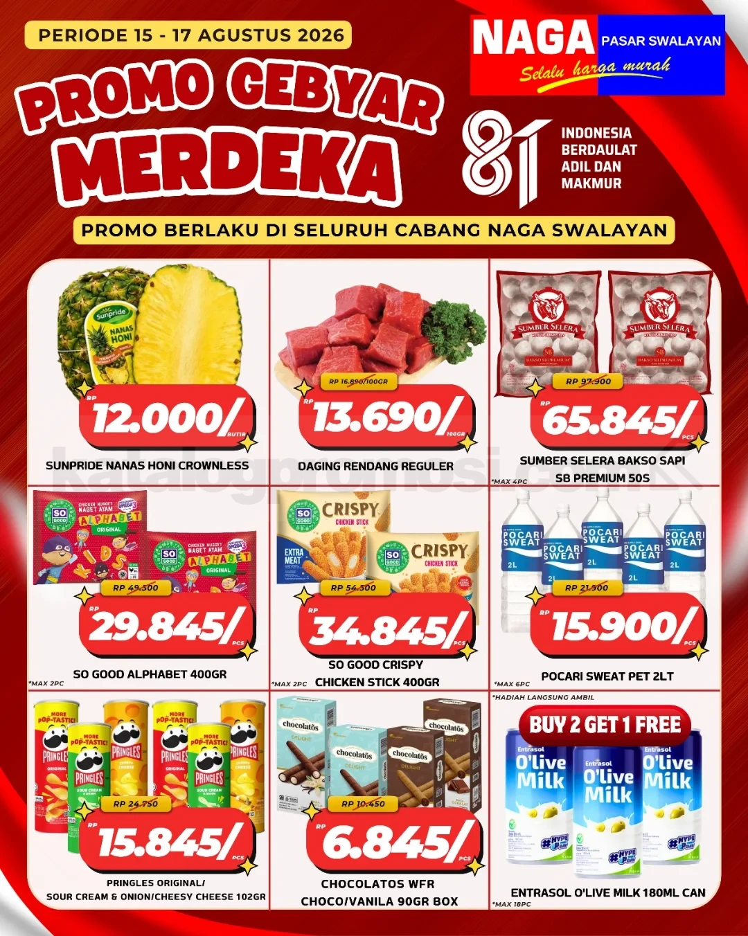 Naga Swalayan Gebyar Merdeka: Promo Spesial 17 Agustus 2026