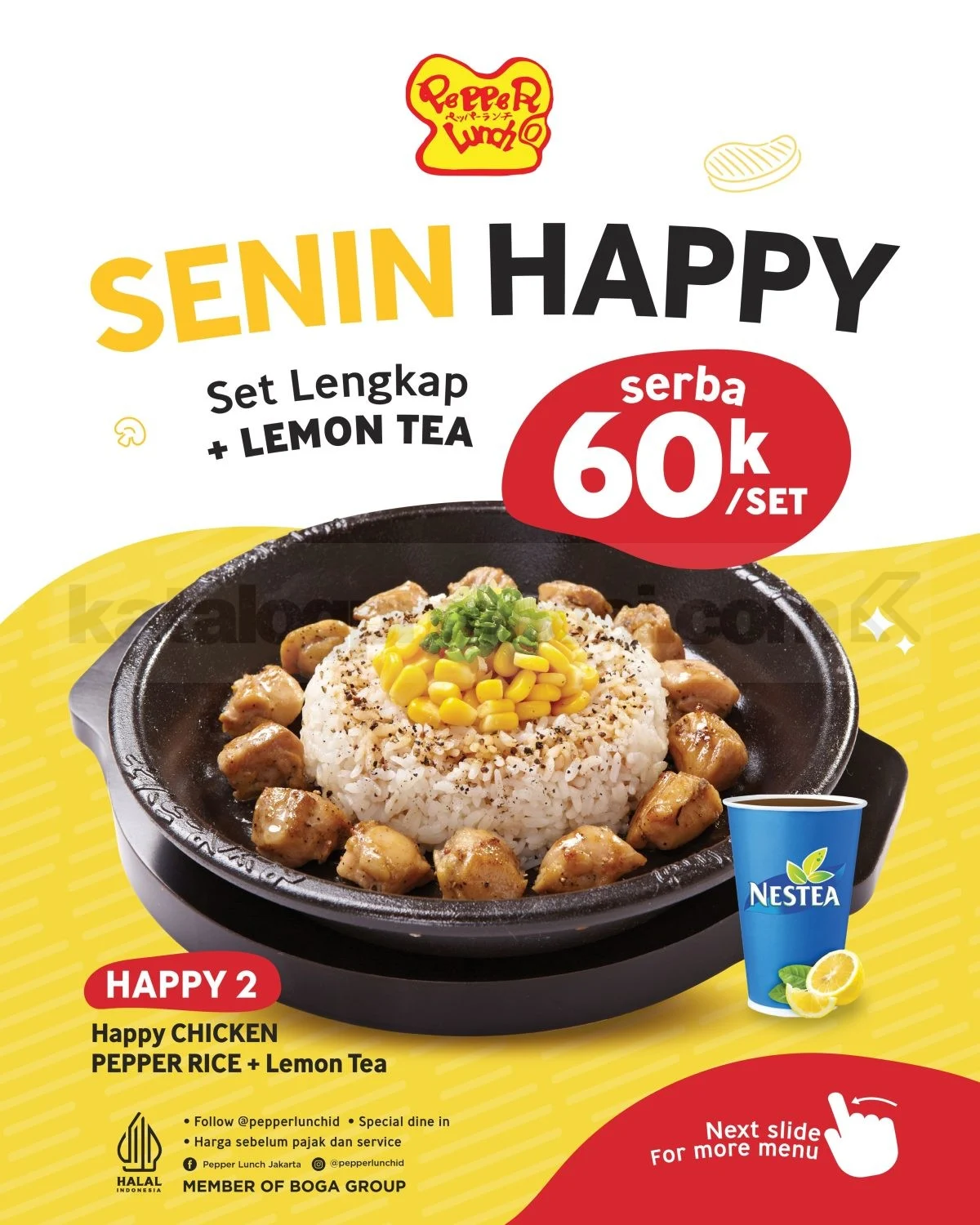 Pepper Lunch Tawarkan Set Menu Hemat Rp60.000 Tiap Senin
