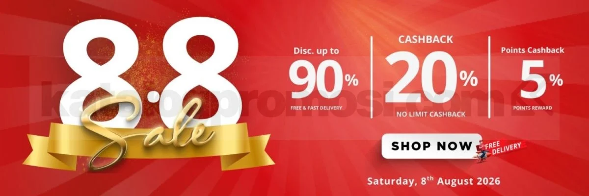 Periplus 8.8 Sale: Cashback 20% & Diskon 90% Buku Impor