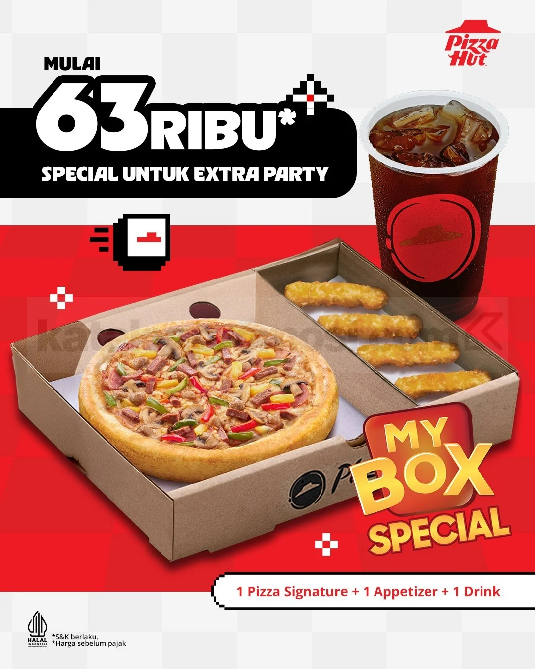 Pizza Hut My Box: Paket Lunch Praktis Mulai 50 Ribu