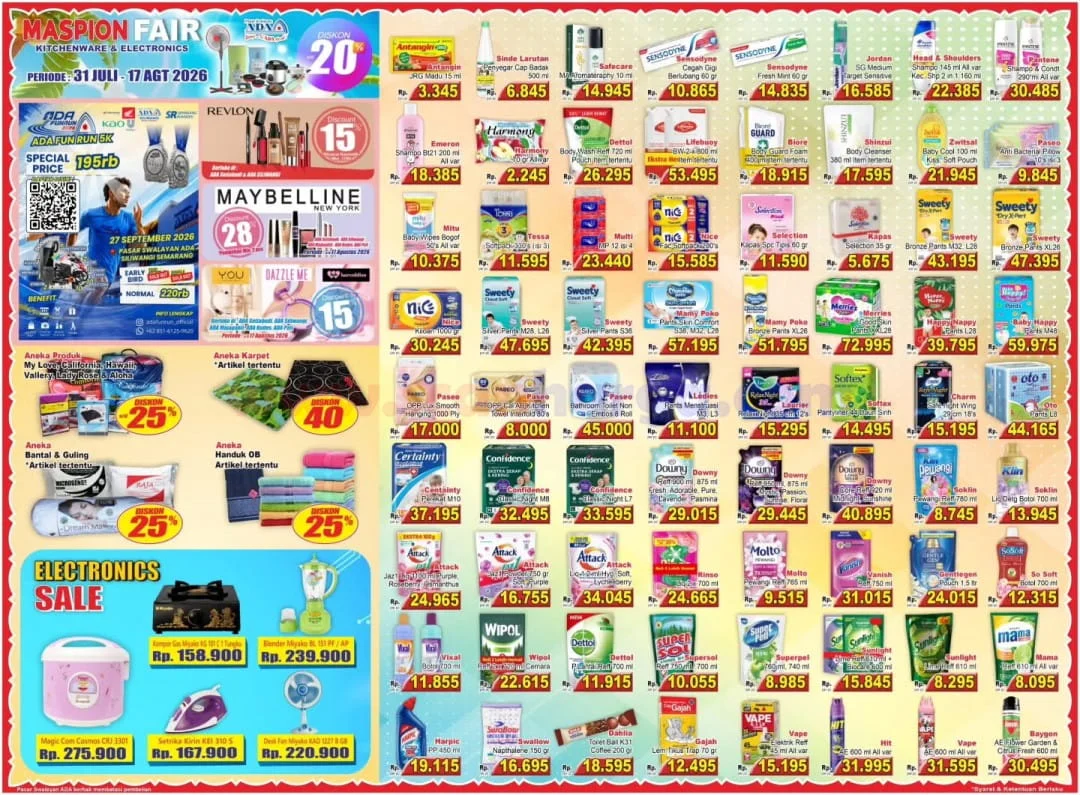 Promo ADA Swalayan 15-16 Agustus: Diskon Akhir Pekan Menarik