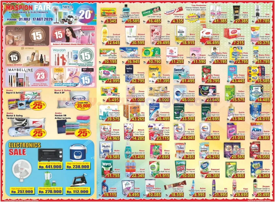 Promo ADA Swalayan: Diskon Heboh 8-9 Agustus 2026