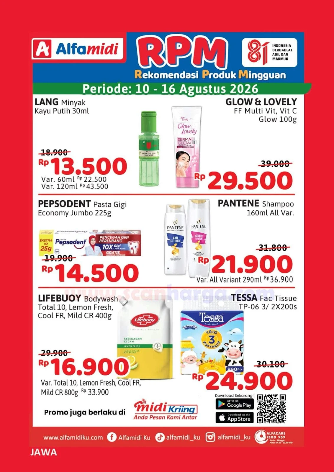 Promo Alfamidi RPM: Belanja Hemat 10-16 Agustus 2026