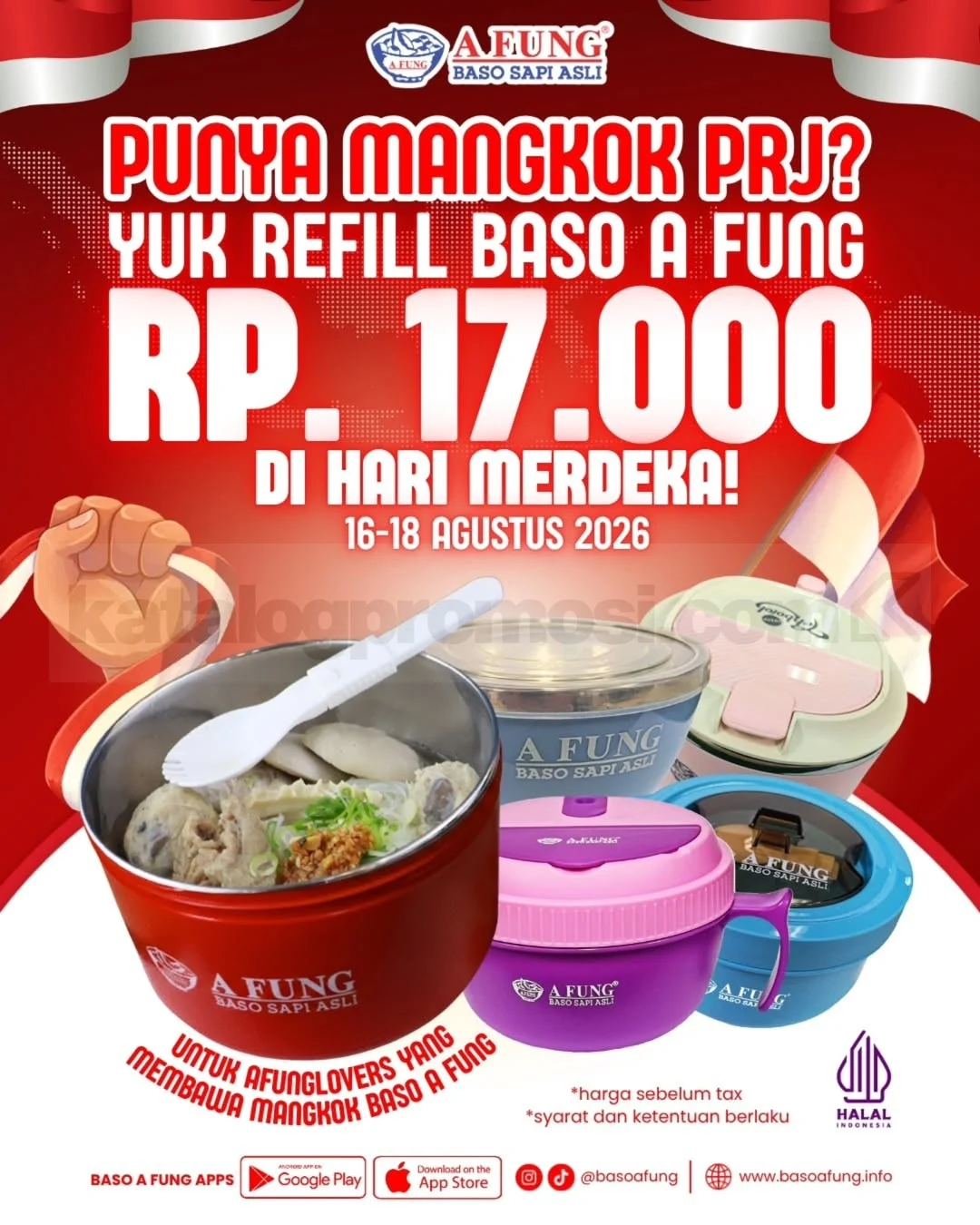 Promo Baso A Fung: Refill Baso Merdeka Rp17 Ribu
