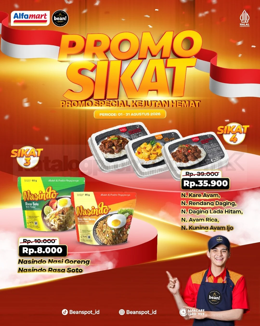 Promo BeanSpot Alfamart: Hemat Jajanan Agustus 2026