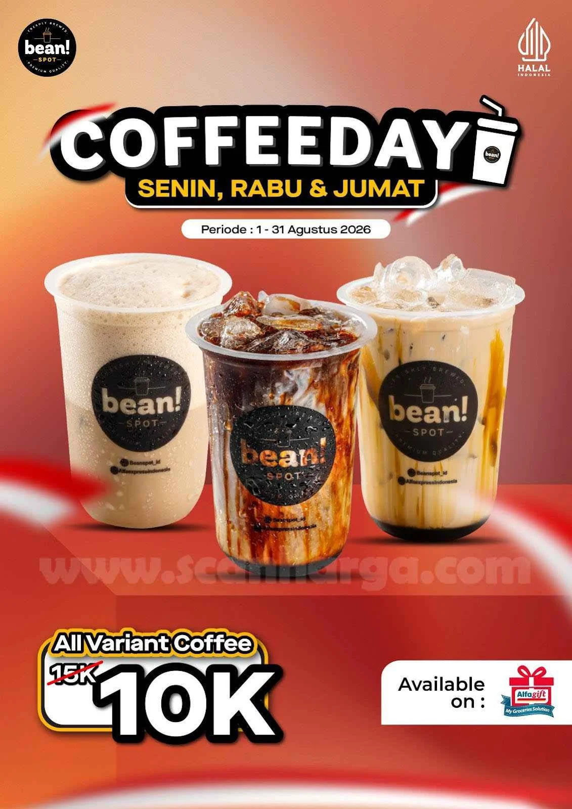 Promo Beanspot: Kopi Rp 10.000 Setiap Senin, Rabu, Jumat Agustus 2026