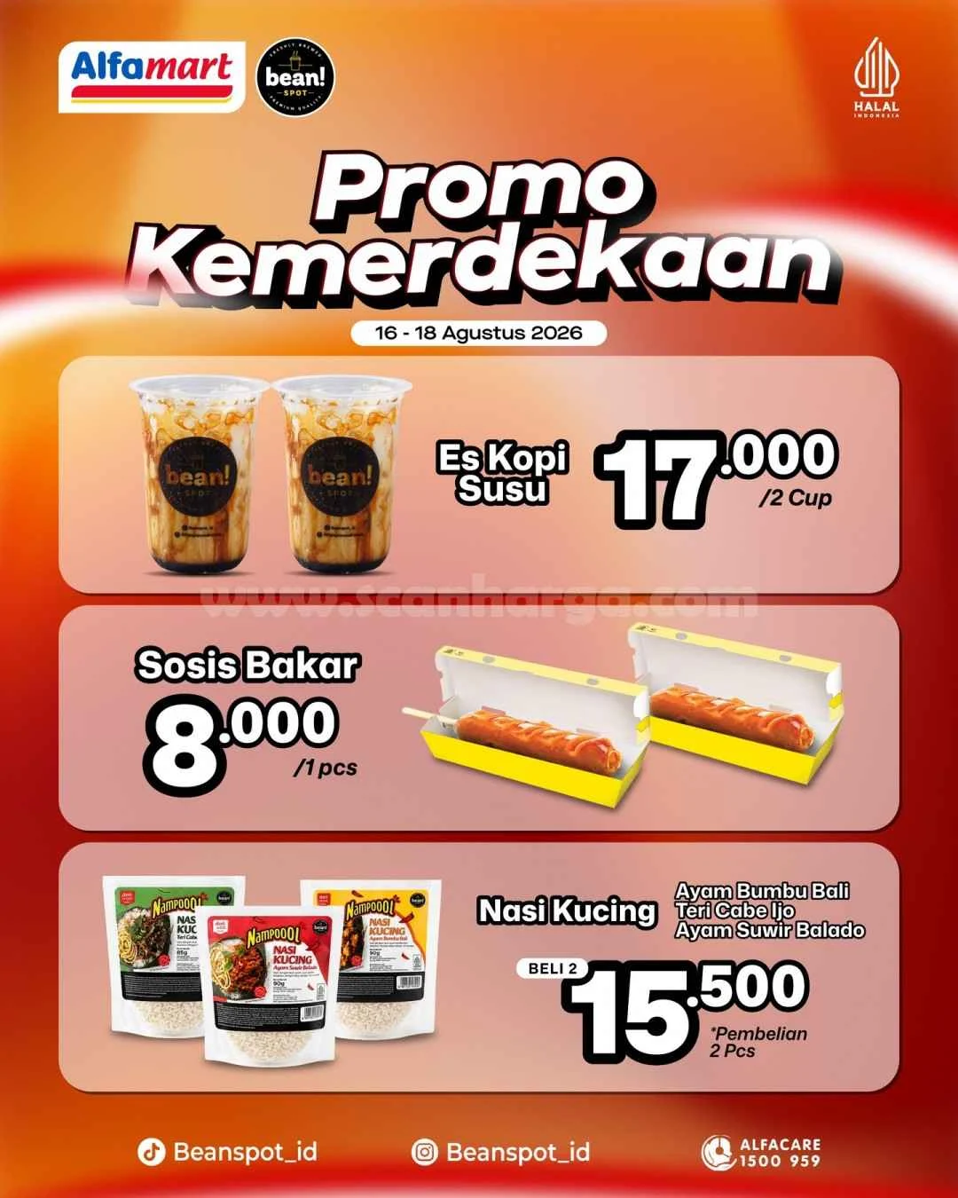 Promo Beanspot Spesial Kemerdekaan Mulai Rp 8.000