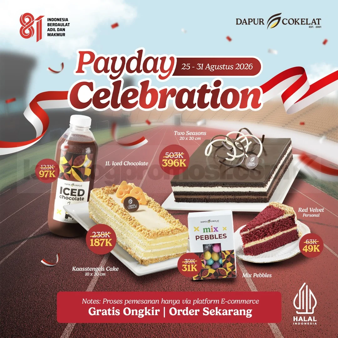 Promo Dapur Cokelat: Gaji Aman, Camilan Manis!