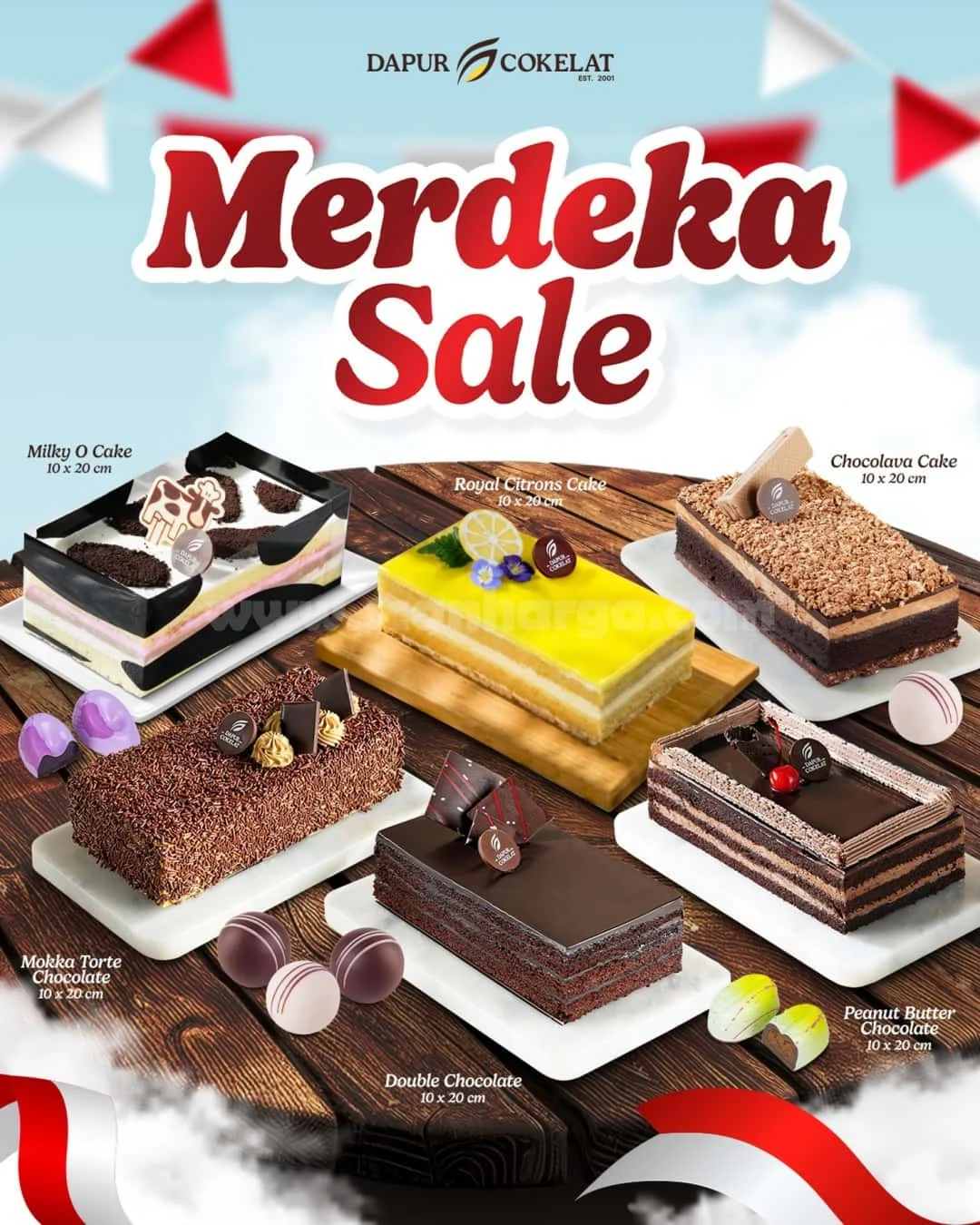 Promo Dapur Cokelat Merdeka: Nikmati Cake Spesial Mulai Rp 107 Ribu