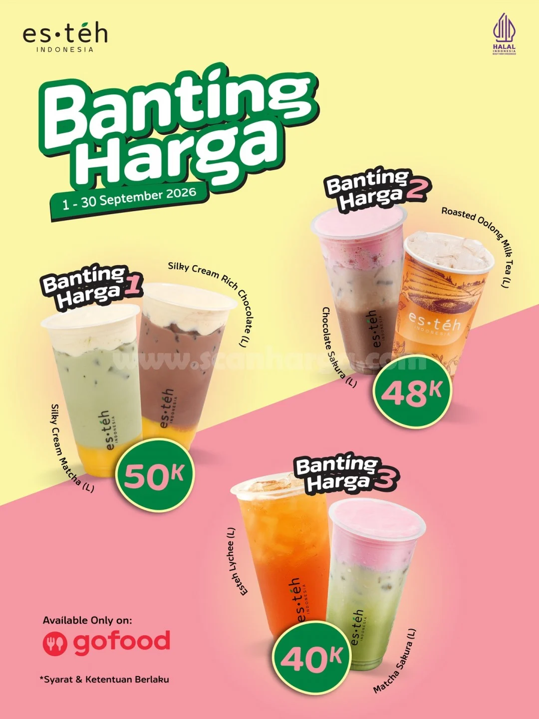 Promo Es Teh Indonesia: Paket Hemat Mulai Rp 40 Ribu di Gofood
