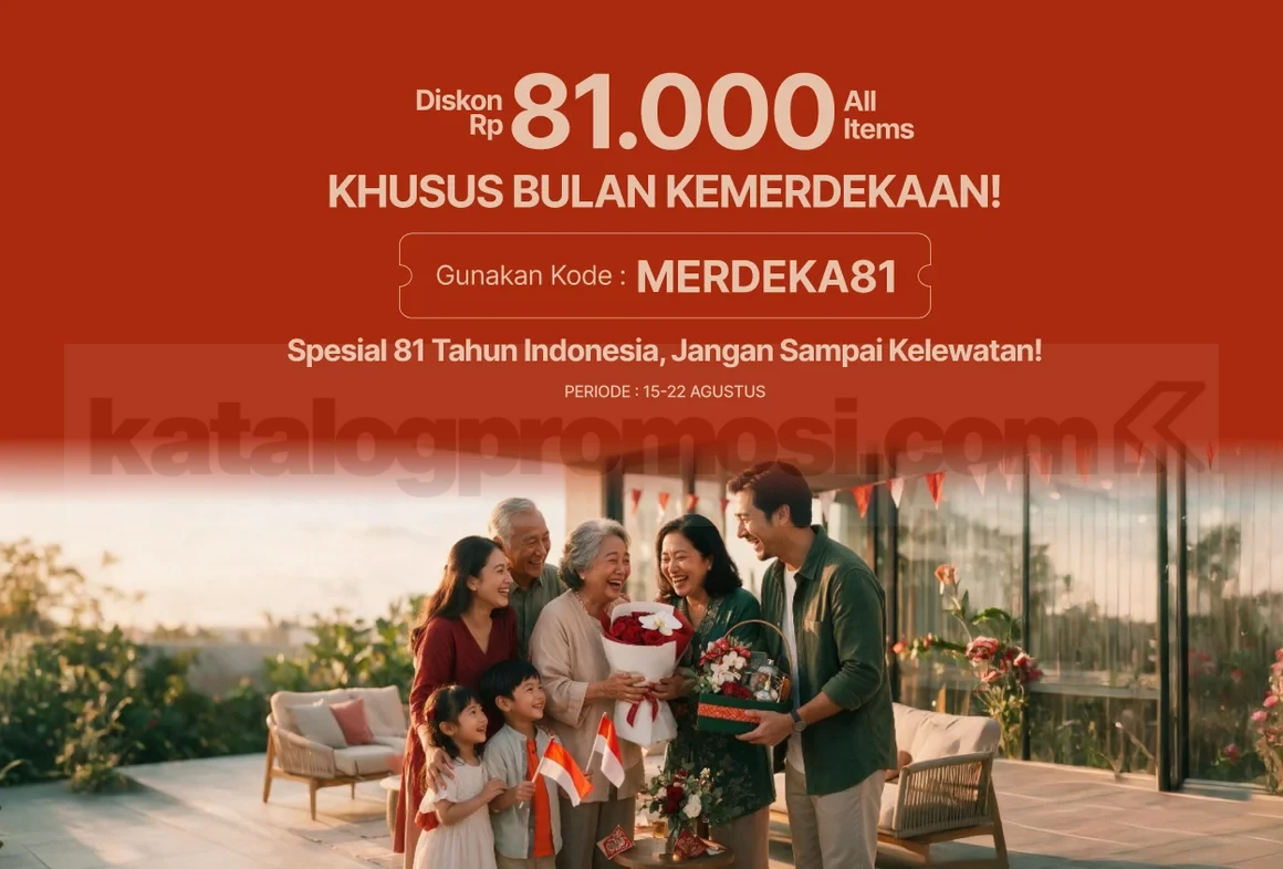 Promo FlowerAdvisor 81 Tahun Indonesia: Diskon Rp 81.000