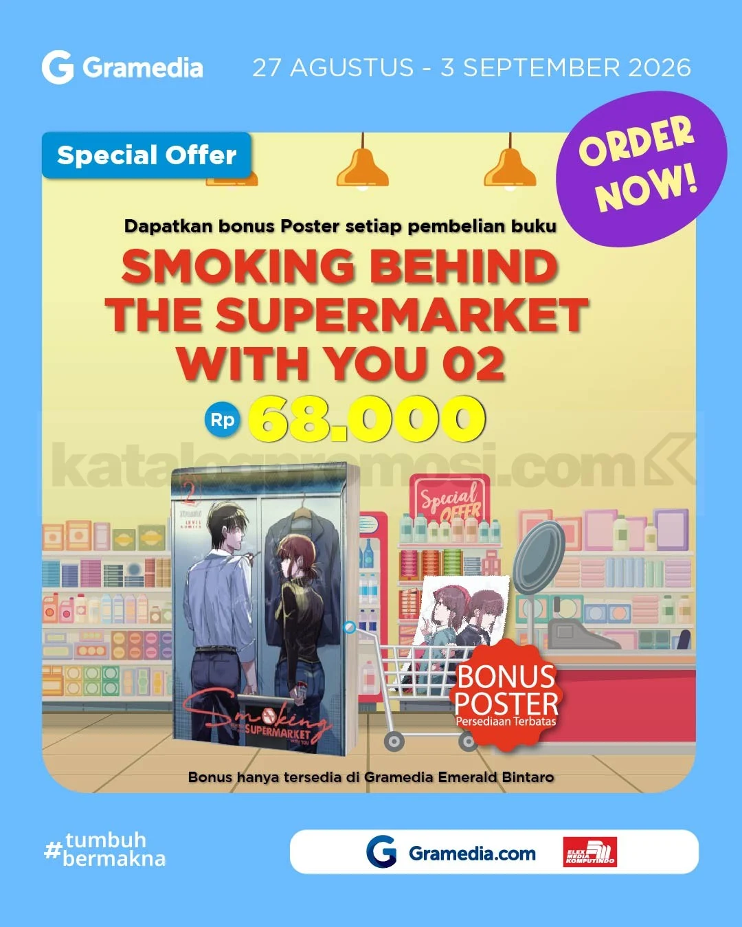 Promo Gramedia: Komik "Smoking 02" + Poster Murah!