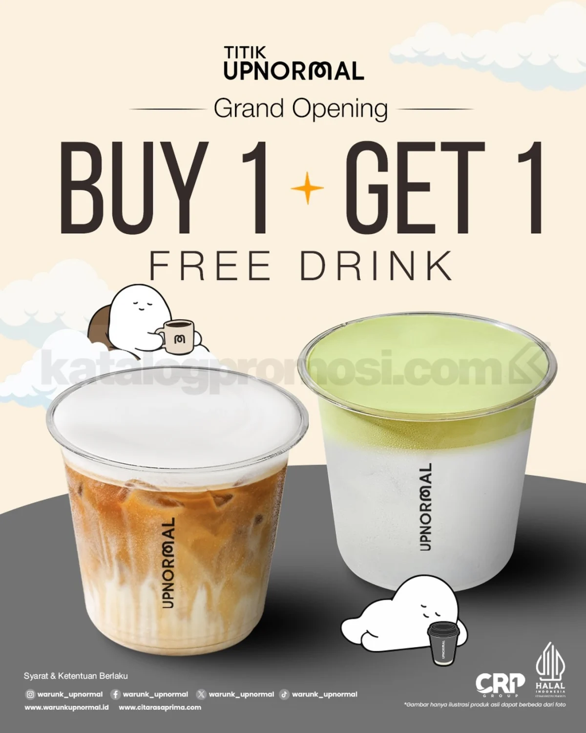 Promo Grand Opening Titik Upnormal Epiwalk: Buy 1 Get 1 Free Drink!