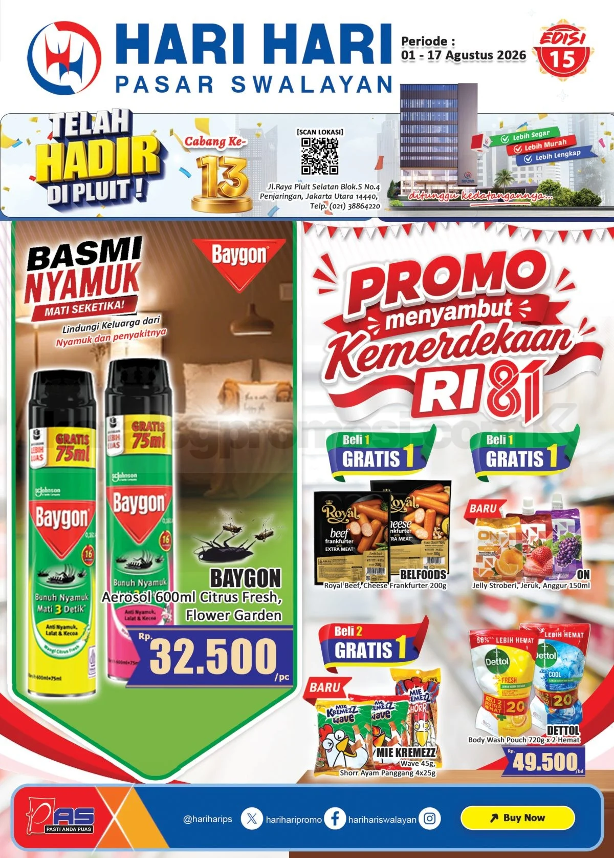 Promo Hari Hari Swalayan: Belanja Hemat Agustus 2026
