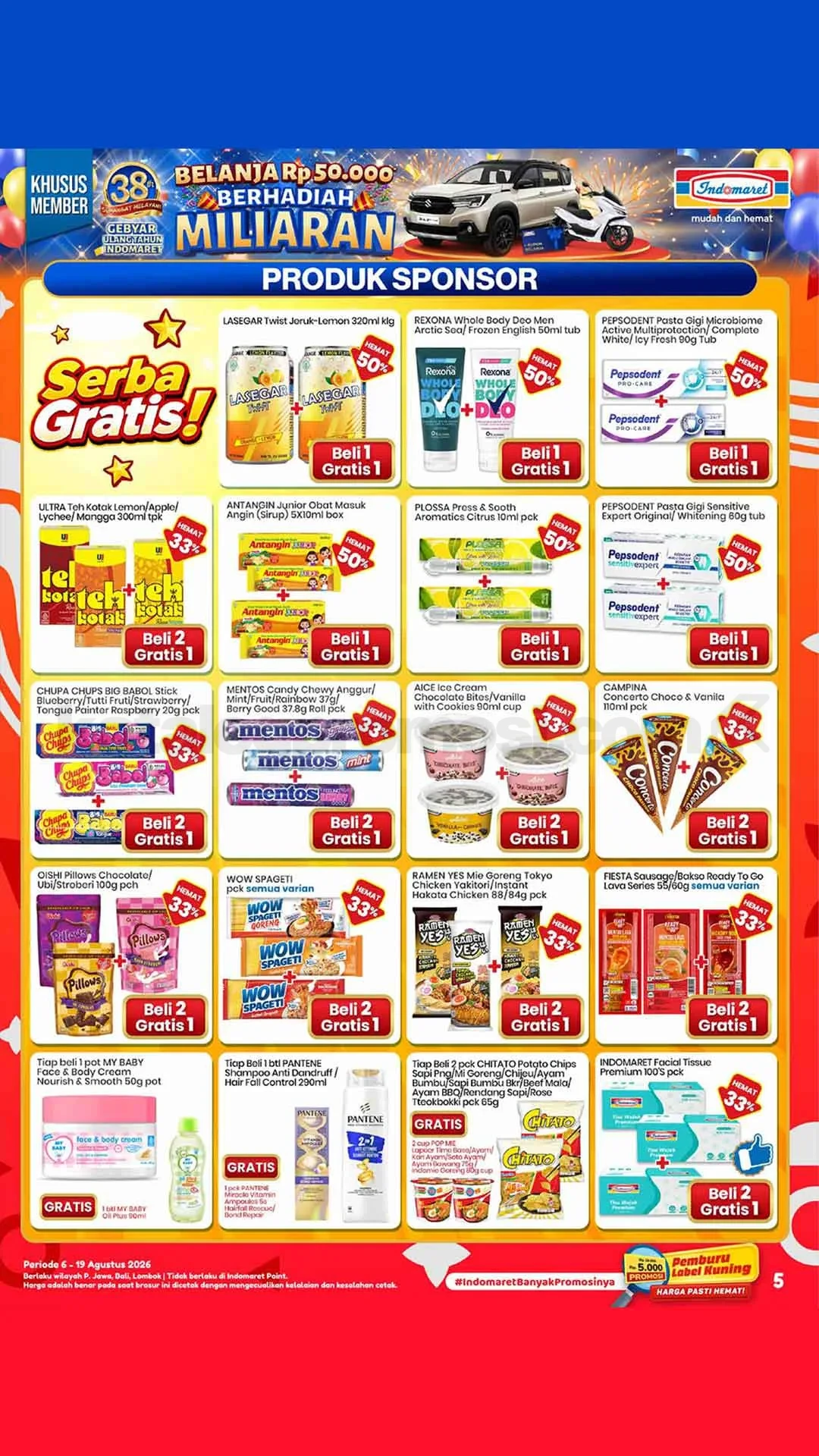 Promo Indomaret 13-19 Agustus 2026: Super Hemat Mingguan!