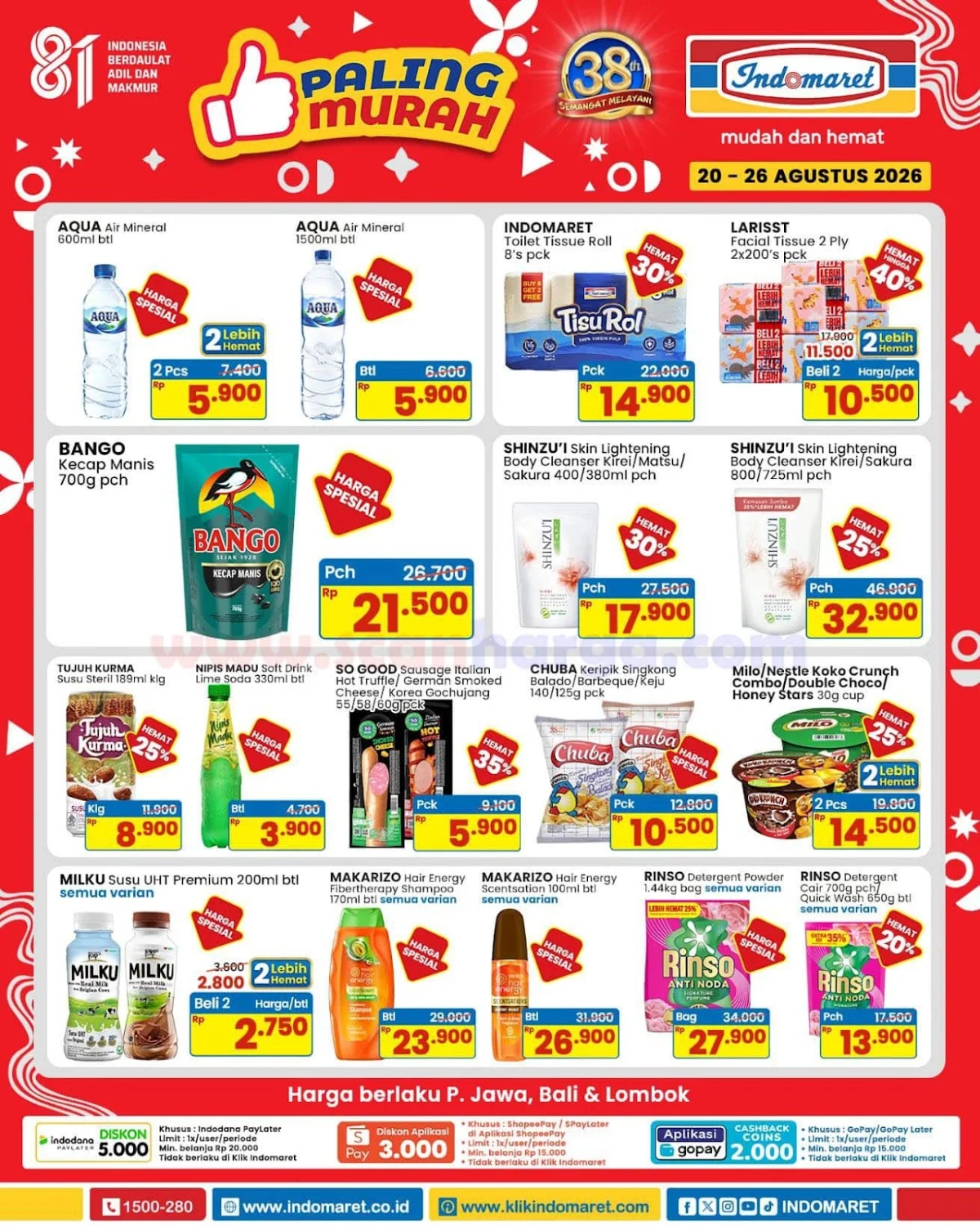 Promo Indomaret: Banjir Diskon Kebutuhan Mingguan 20-26 Agustus 2026