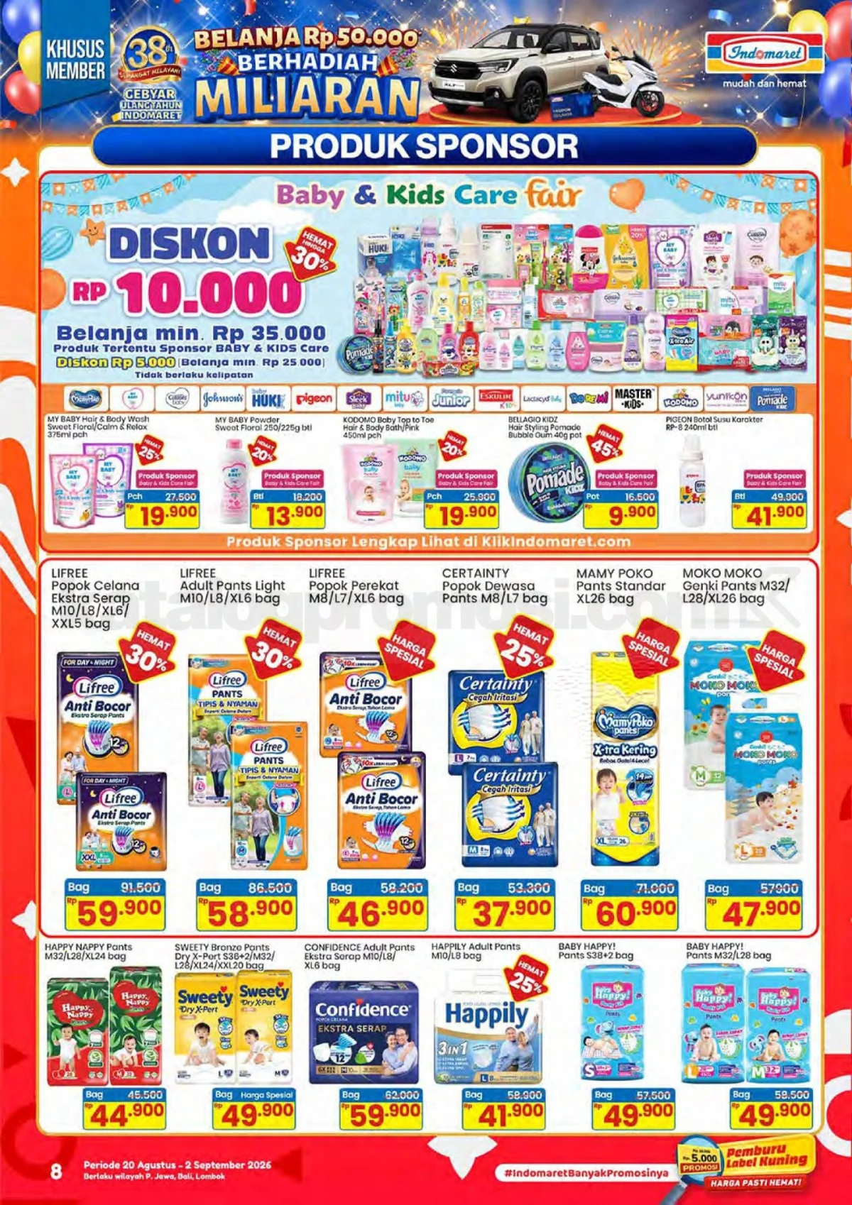 Promo Indomaret: Belanja Hemat 27 Agustus - 2 September 2026!