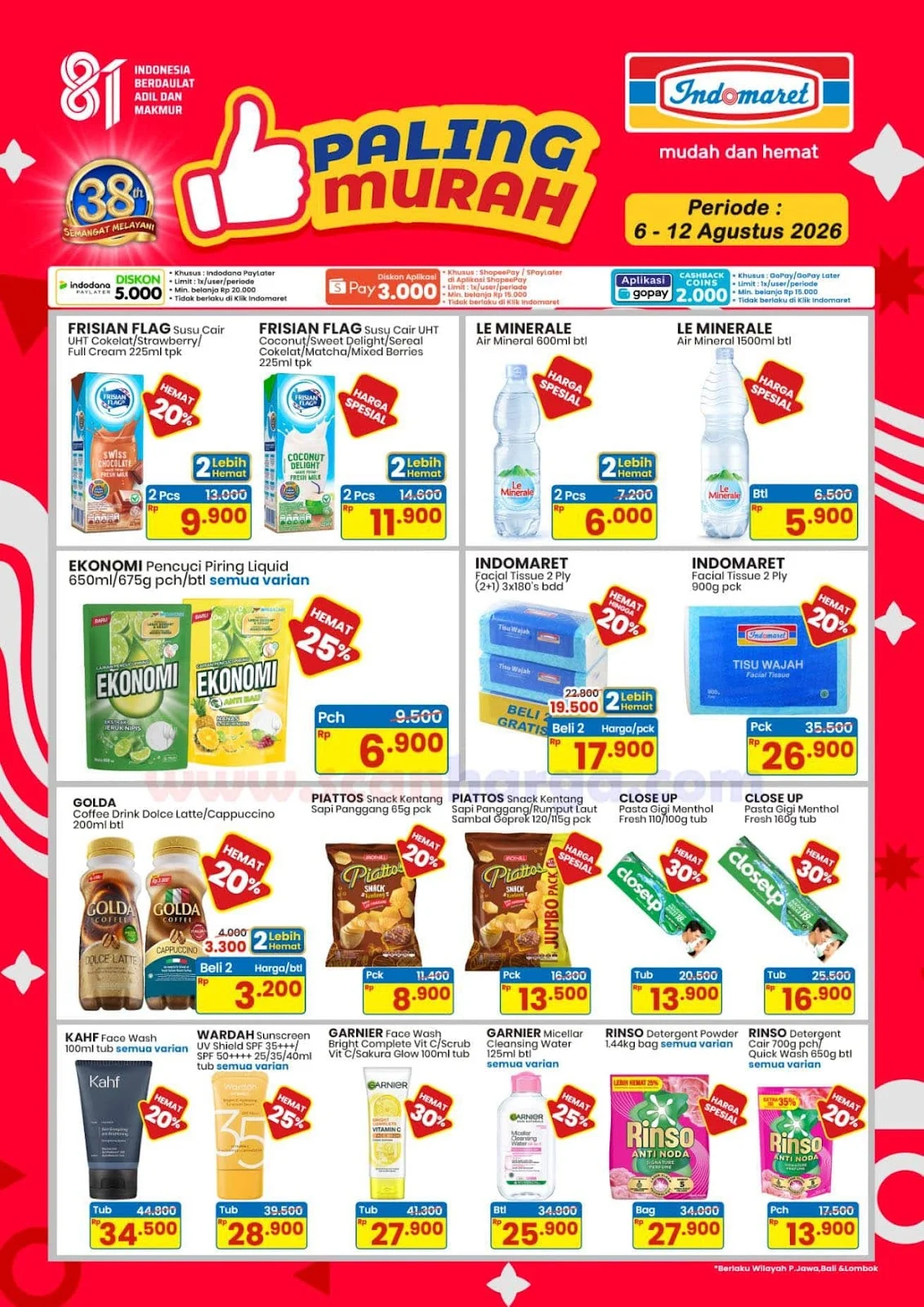 Promo Indomaret: Belanja Hemat 6-12 Agustus 2026