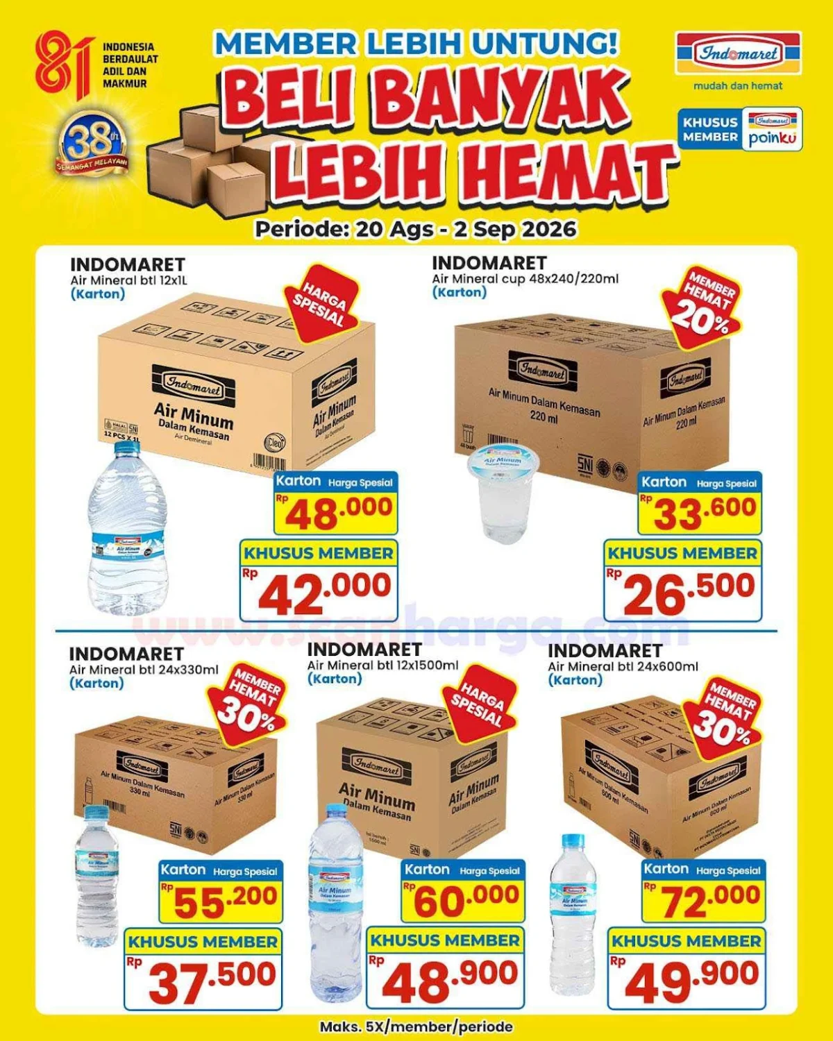 Promo Indomaret: Beli Banyak Lebih Hemat, 20 Agustus-2 September