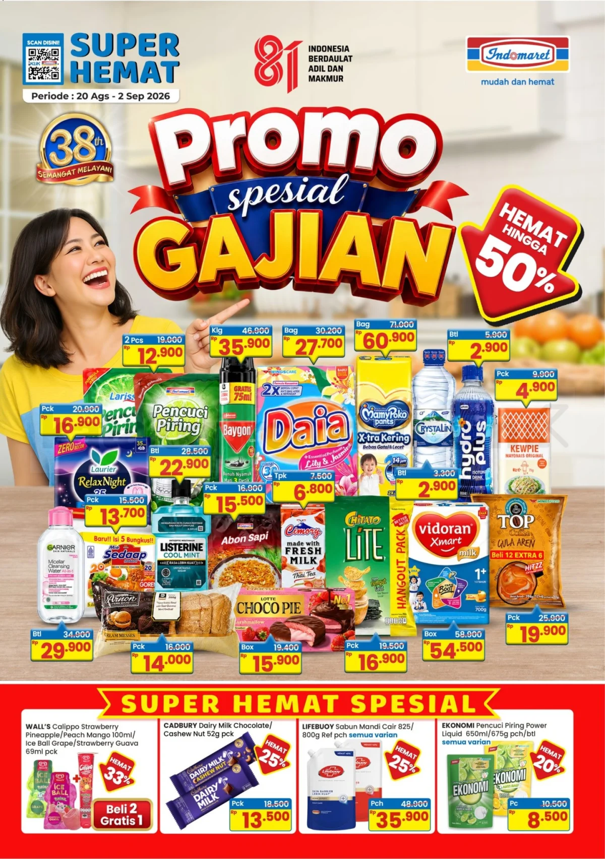 Promo Indomaret: Diskon Spesial 20 Agustus - 2 September 2026