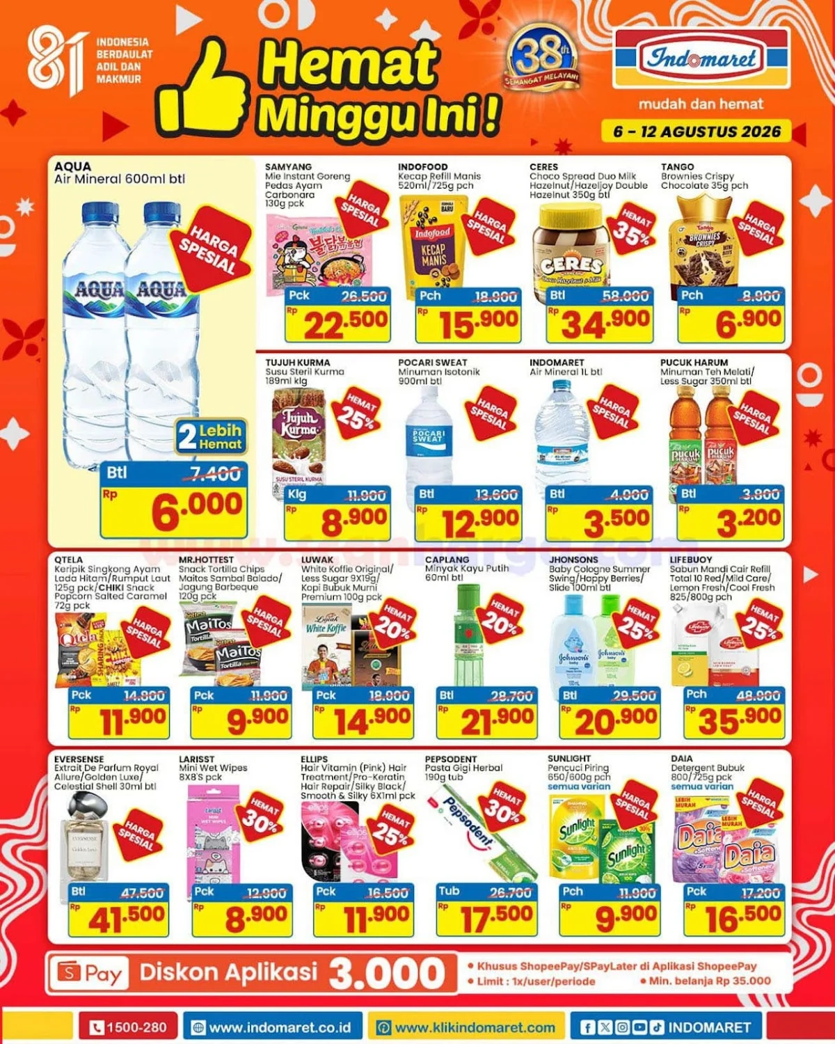 Promo Indomaret Hemat Banget 6-12 Agustus 2026: Belanja Untung di Akhir Gajian!