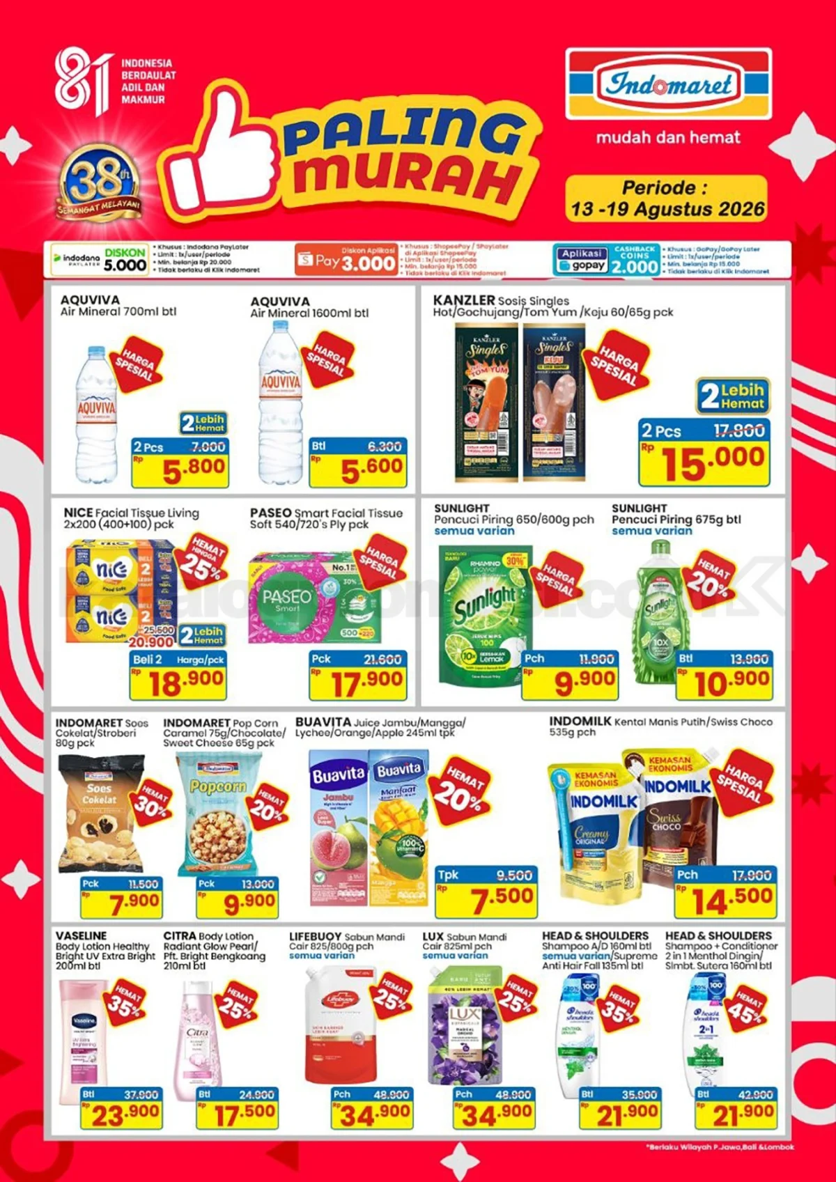 Promo Indomaret Paling Murah 13-19 Agustus 2026