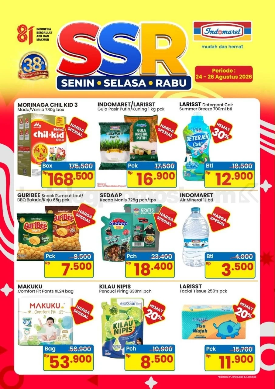 Promo Indomaret SSR Agustus 2026: Belanja Hemat Kebutuhan Dapur