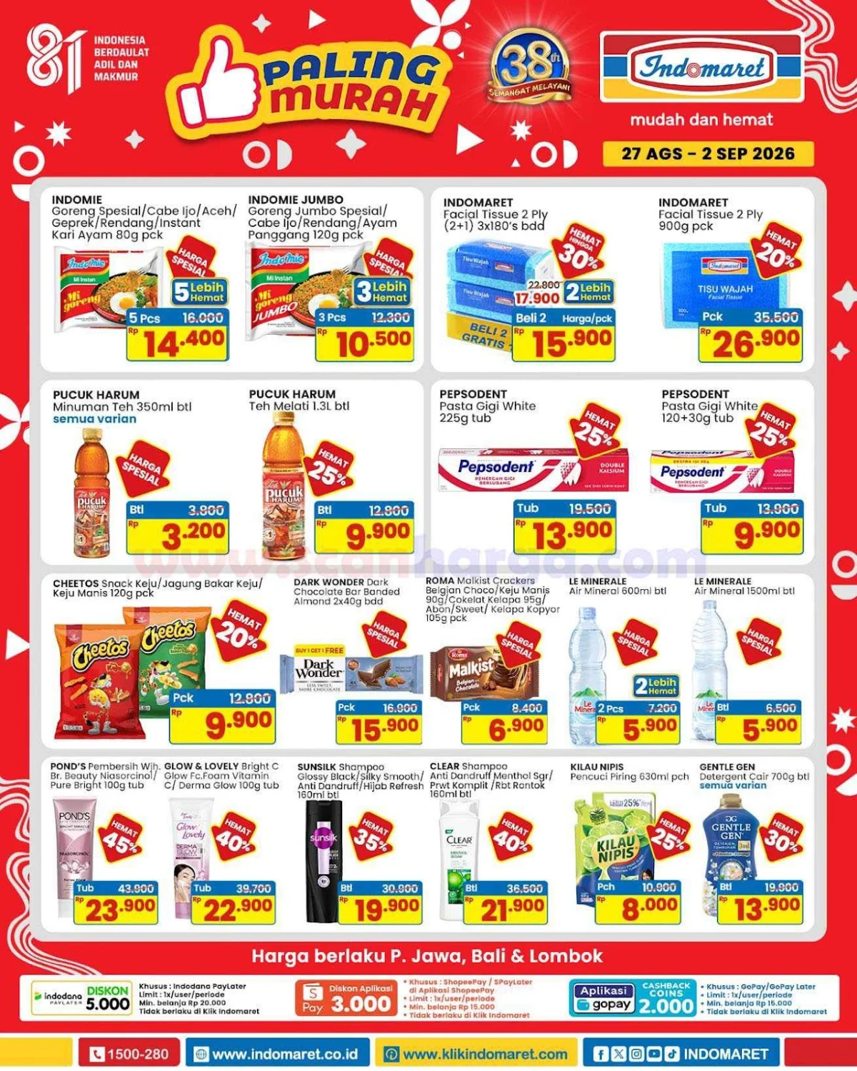 Promo Indomaret Terhemat: 27 Agt-2 Sep 2026