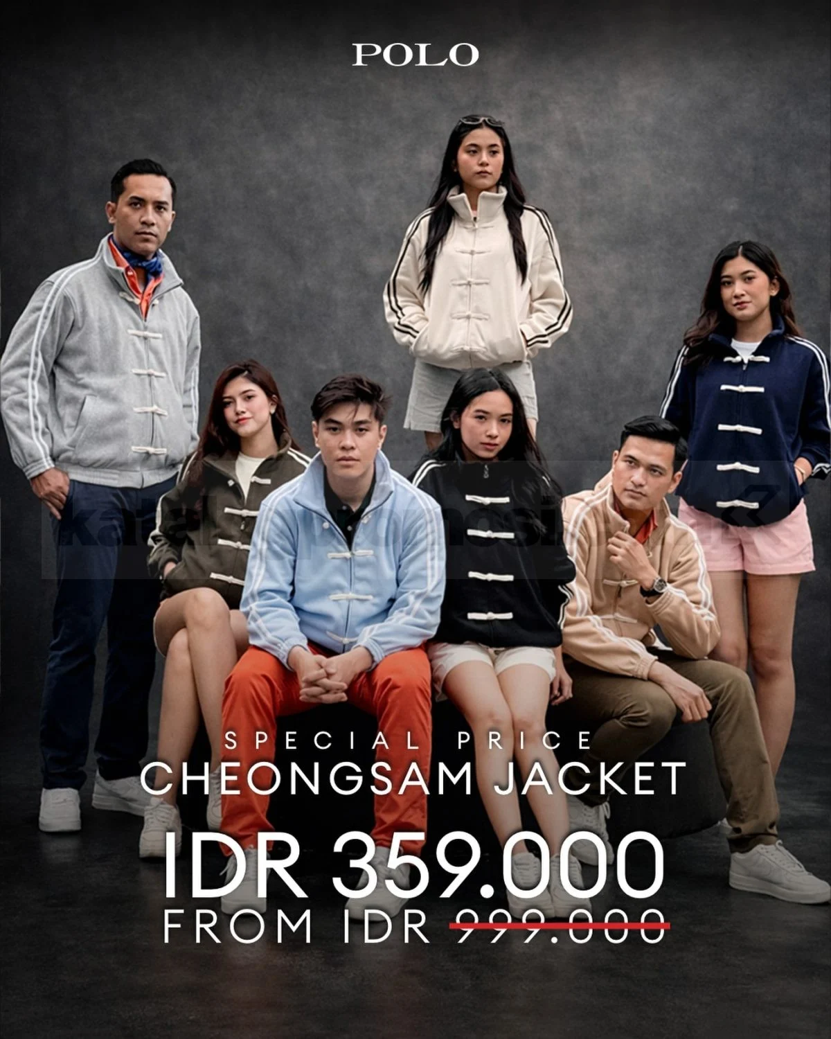 Promo Jaket Cheongsam Polo: Diskon Besar 65%!