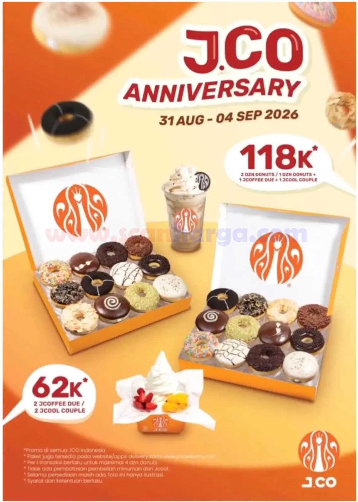 Promo JCO Spesial: Donat & Minuman Hemat 31 Agustus-4 September 2026