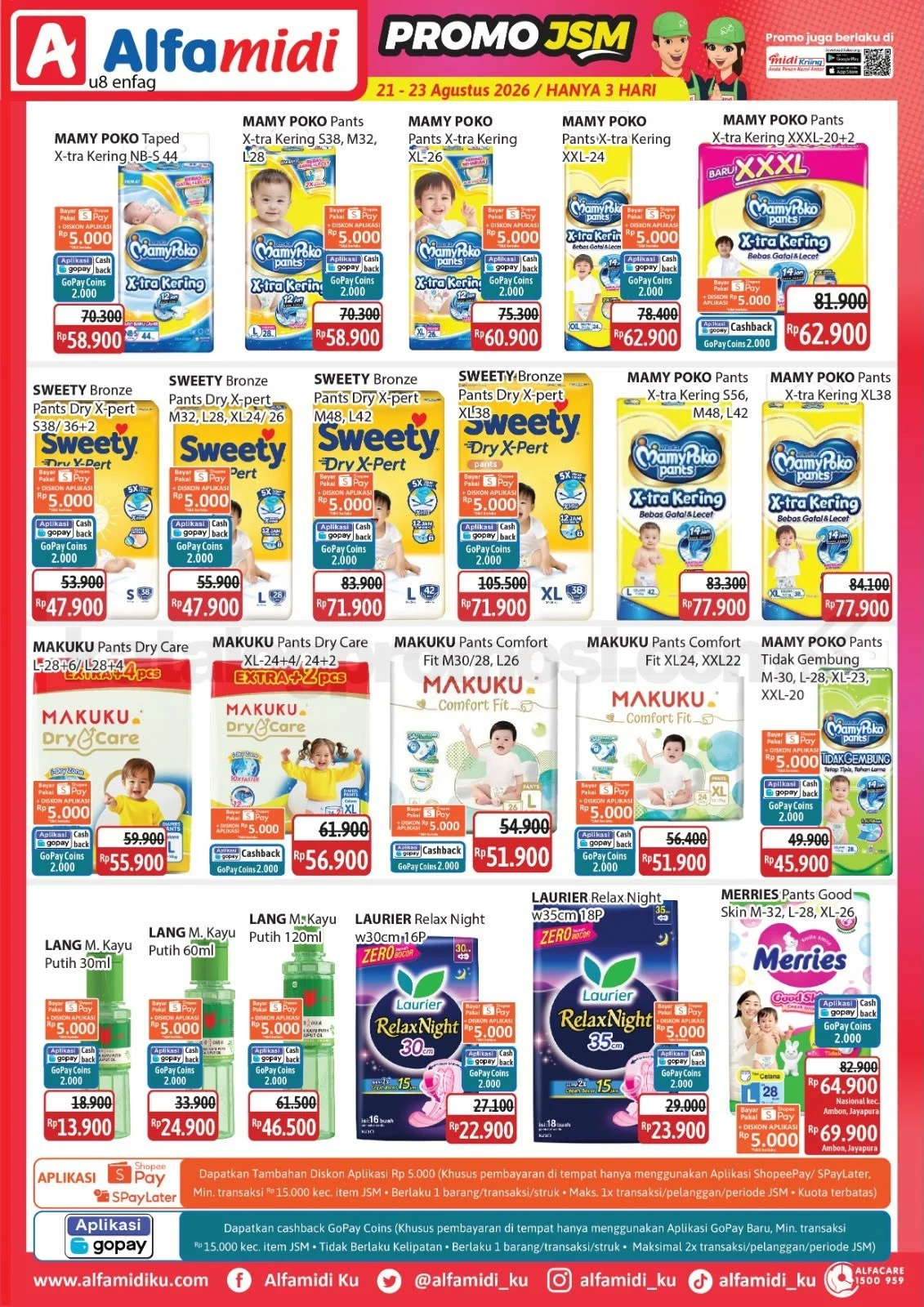 Promo JSM Alfamidi: Diskon Akhir Pekan 21-23 Agustus 2026