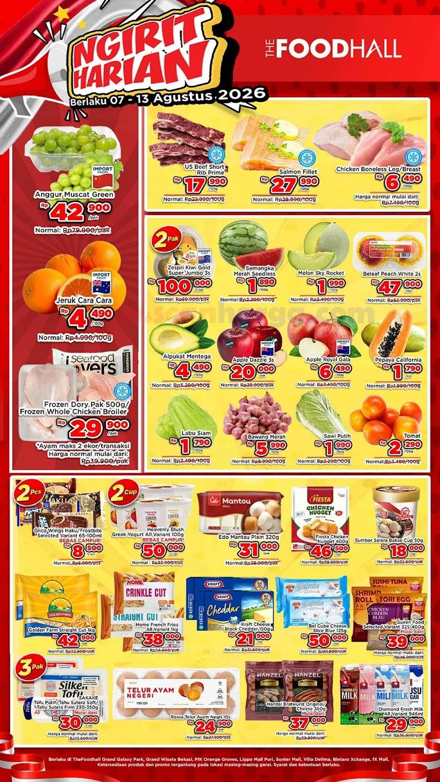 Promo JSM Foodhall: Belanja Hemat Akhir Pekan 7-13 Agustus 2026