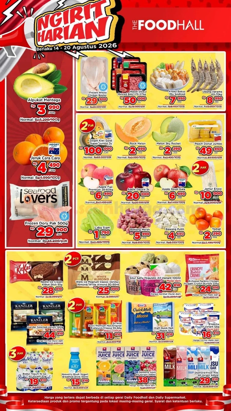 Promo JSM Foodhall Weekend: Belanja Hemat 14-20 Agustus 2026