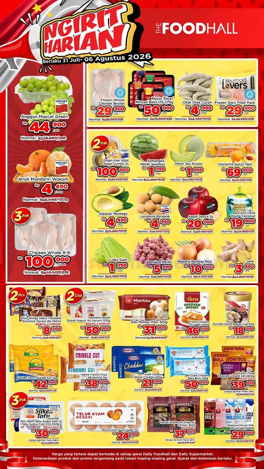 Promo JSM Foodhall Weekend: Hemat Besar 31 Juli - 6 Agustus 2026