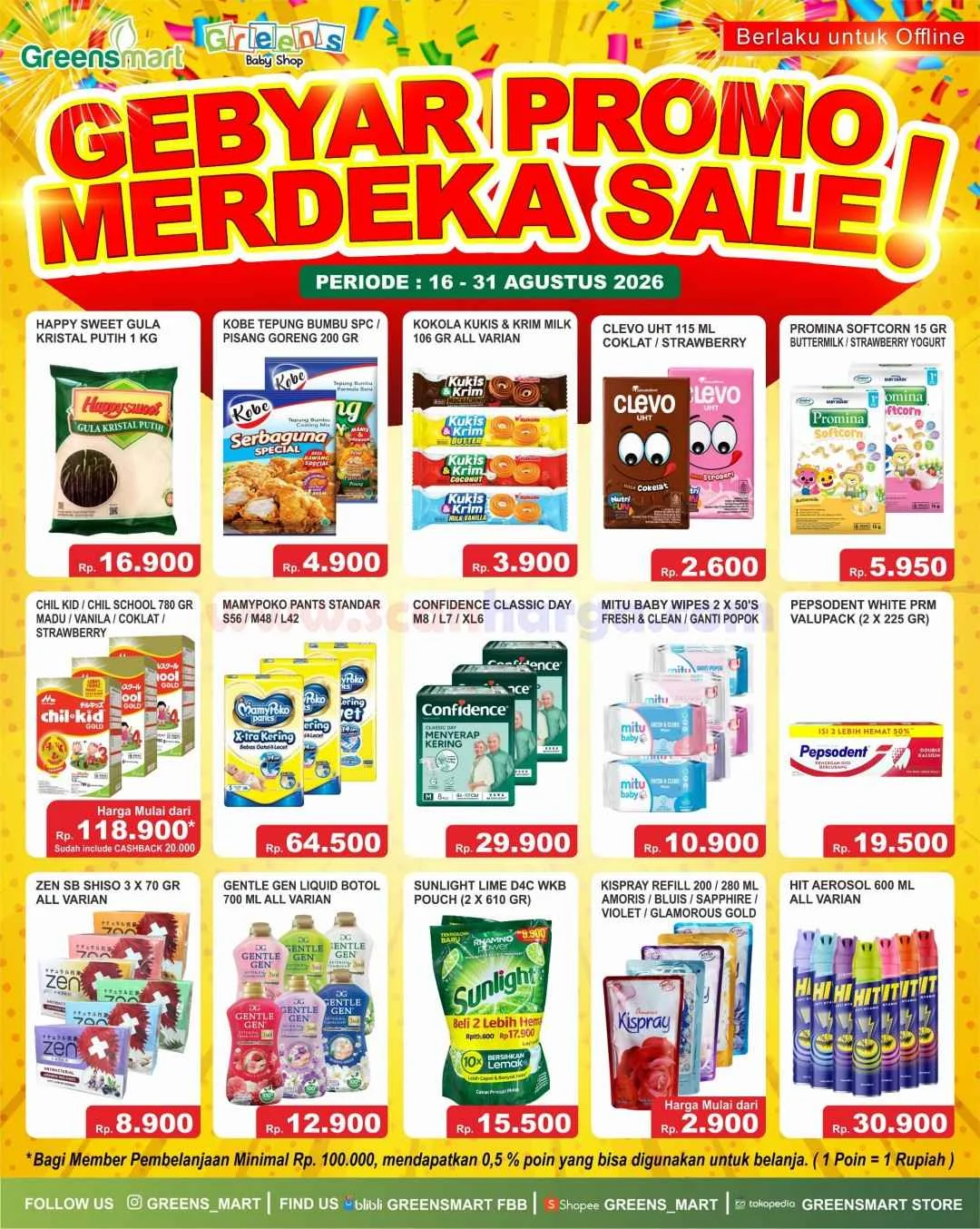 Promo JSM Greensmart: Diskon Weekend Agustus 2026 Terbaru
