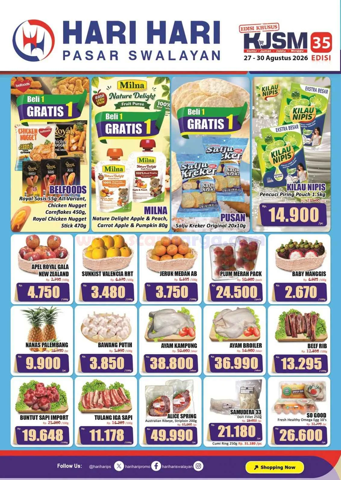 Promo JSM Hari Hari Swalayan: Hemat Empat Hari Penuh Diskon!