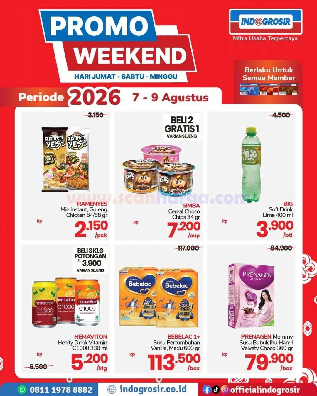 Promo JSM Indogrosir: Hemat Heboh 7-9 Agustus 2026!
